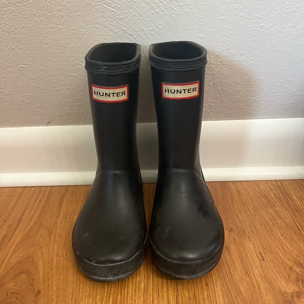 Black Hunter Rain Boots Kids 7c